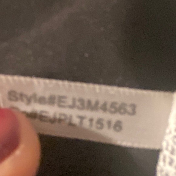 Eliza J Womens Size 10 Black Swiss Polka Dot Flare Waist Wardrobe Dinner Event - Picture 9 of 10